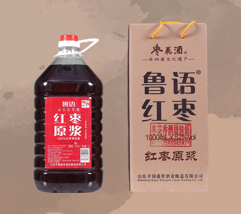 枣花香鲁语红枣原浆5000ml-1